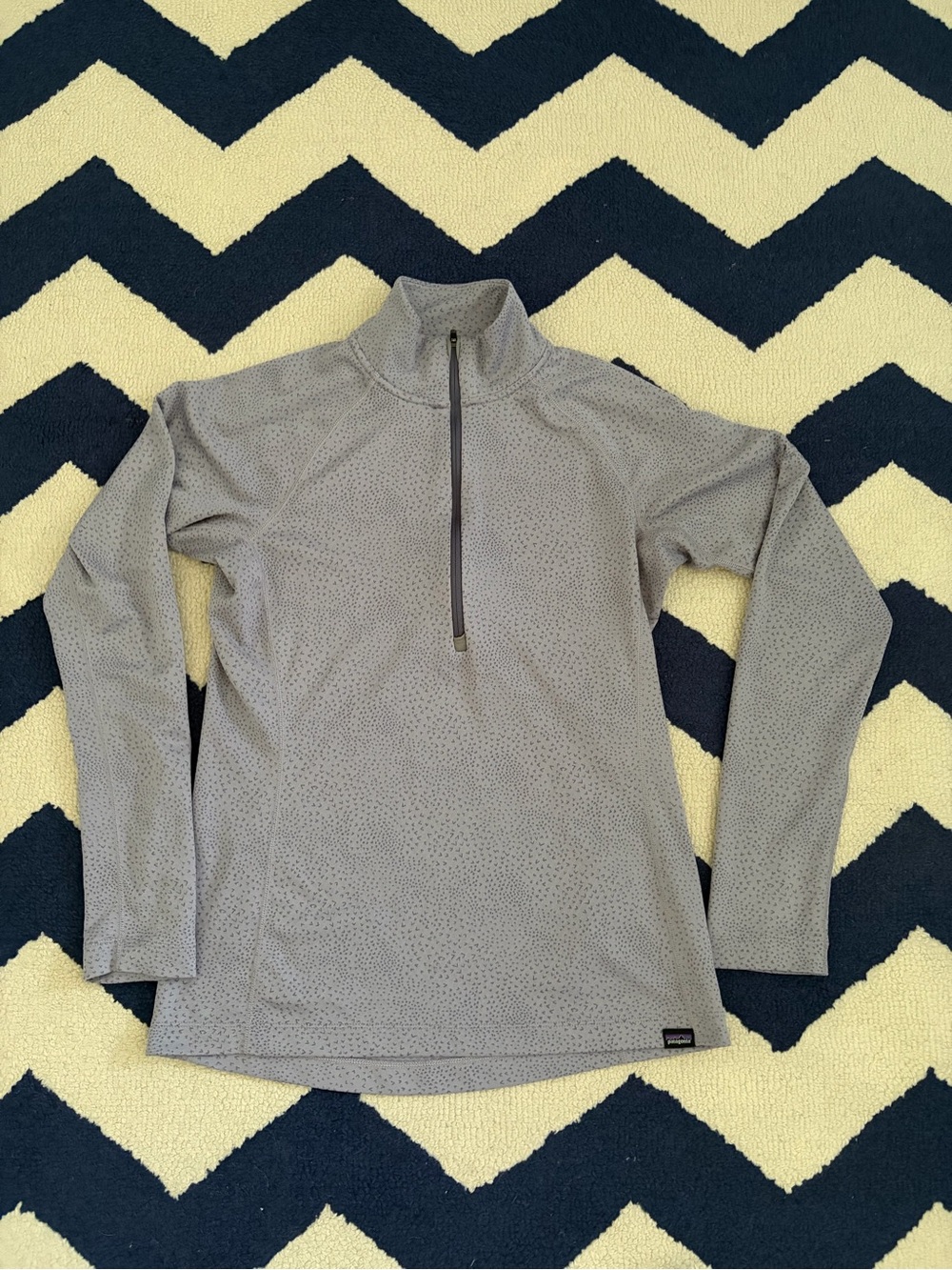 Patagonia capilene lavender Quarter-Zip Cowl Neck Pullover